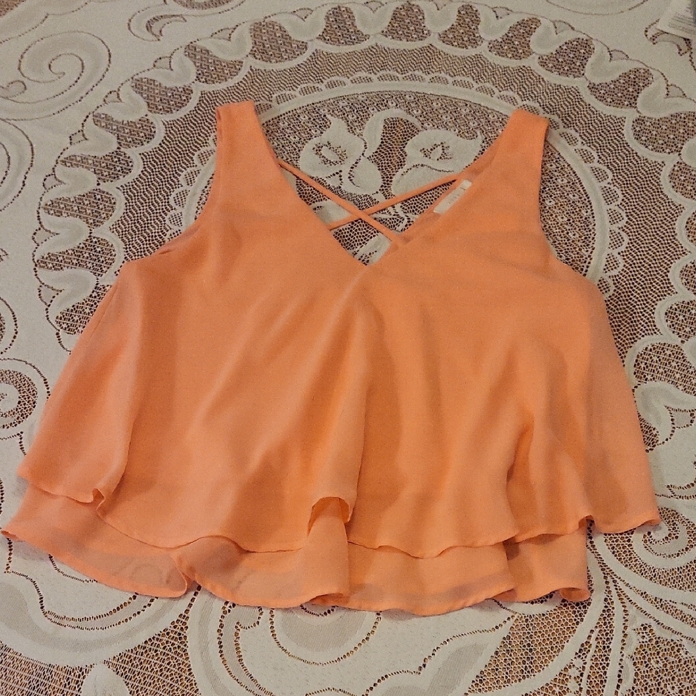 Lush Apricot Layered Camisole